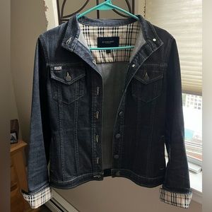 Authentic Burberry Denim Jean Jacket Women’s Size 4
